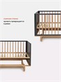 Кроватка Rant Bamboo маятник Moon grey 4670078626738