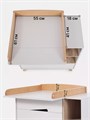 Комод пеленальный Rant Lago Pro 80/4 с органайзером Crystal beige 4670078666413