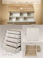 Комод пеленальный Rant Levi 80/5 с органайзером Crystal beige 4640575300073
