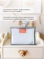 Пеленальный матрасик Rant 70x70 white 4670078663375
