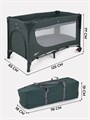 Манеж MowBaby Play Plus Dark green 4670078648358