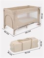 Манеж MowBaby Play Plus Beige 4670078647443
