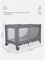 Манеж Mowbaby Play grey 4670078610515