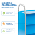 SS503L Мобильный стеллаж L с 3 наклонными полками SS503L