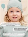 Комплект для девочки (лонгслив, штанишки, шапочка) Rant Waffy Mint арт. 2-92 4610477381197