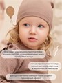 Комплект для девочки (лонгслив, штанишки, шапочка) Rant Waffy Brown арт. 2-92 4610477384112