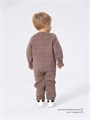 Комбинезон вязаный Rant Knitwear brown 12-164 4670078643865