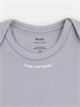 Боди Rant Hugs and kisses с коротким рукавом Arctic Grey 6272 4670078621450