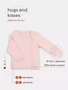 Распашонка Rant Hugs and kisses Soft pink 5372/5472 4670078622235