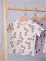 Футболка Rant Hugs and kisses Pattern beige 4673 4670078628510