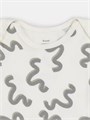 Боди Rant Hugs and kisses с коротким рукавом Pattern beige 6273 4670078628589