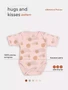 Боди Rant Hugs and kisses с коротким рукавом Pattern pink 6273 4670078628374