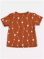 Футболка Rant Hugs and kisses Pattern brown 4673 4670078628701