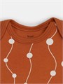 Боди Rant Hugs and kisses с коротким рукавом Pattern brown 6273 4670078628770