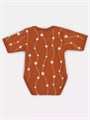 Боди Rant Hugs and kisses с коротким рукавом Pattern brown 6273 4670078628770