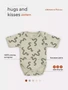 Боди Rant Hugs and kisses с коротким рукавом Pattern green 6273 4670078628961