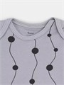 Боди Rant Hugs and kisses с коротким рукавом Pattern grey 6273 4670078630100