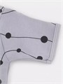 Боди Rant Hugs and kisses с коротким рукавом Pattern grey 6273 4670078630100