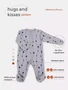 Комбинезон Rant Hugs and kisses Pattern grey 1173/1673 4670078630117