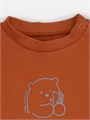 Футболка Rant Hugs and kisses Print Friends brown 4674 4670078632449