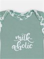 Боди Rant Milk-Aholic с коротким рукавом green арт. 6281 4670078639882