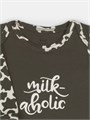 Боди Rant Milk-Aholic с длинным рукавом graphite арт. 6181 4670078640062