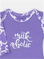 Боди Rant Milk-Aholic с длинным рукавом violet арт. 6181 4670078640031