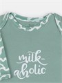 Боди Rant Milk-Aholic с длинным рукавом green арт. 6181 4670078640048