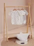 Боди Mowbaby Birds с коротким рукавом (3 шт.) milk арт. 6282 4670078640444