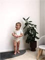 Боди Mowbaby Birds с коротким рукавом (3 шт.) milk арт. 6282 4670078640444