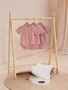 Боди Mowbaby Birds с коротким рукавом (3 шт.) rose арт. 6282 4670078640475