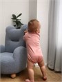 Боди Mowbaby Birds с коротким рукавом (3 шт.) rose арт. 6282 4670078640475