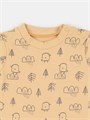 Футболка со штанишками Mowbaby Birds yellow арт. 2-82 4670078640505