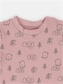 Футболка со штанишками Mowbaby Birds rose арт. 2-82 4670078640598