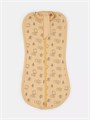 Пеленка-кокон с шапочкой Mowbaby Birds yellow арт. 0012+8382 4670078640710