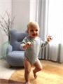 Боди Mowbaby Birds с длинным рукавом (3 шт.) blue арт. 6182 4670078640819