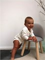 Боди Mowbaby Birds с длинным рукавом (3 шт.) milk арт. 6182 4670078640840