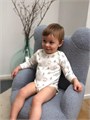Боди Mowbaby Birds с длинным рукавом (3 шт.) milk арт. 6182 4670078640840
