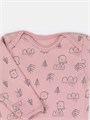 Боди Mowbaby Birds с длинным рукавом (3 шт.) rose арт. 6182 4670078640871