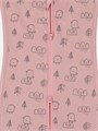 Пеленка-кокон с шапочкой Mowbaby Birds rose арт. 0012+8382 4670078640772