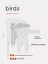 Комбинезон Mowbaby Birds на молнии (3 шт.) milk арт. 1282 4670078641007