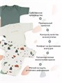 Боди 3 шт. Rant Mosaic с коротким рукавом Green арт. 6275 4670078649942