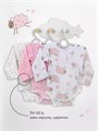 Боди-кимоно (3 шт.) с длинным рукавом Rant Basic Funny Rose арт. 6890 4670078651846
