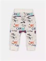 Костюм из футера со свитшотом Rant basic Cool Cats молочный 4670078655424