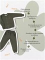 Костюм из футера с бомбером Rant Wild Dino green 167/1 4610477384167