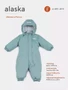 Комбинезон зимний Mowbaby Alaska Aquamarine 4670078639011