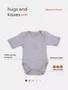 Боди Rant Hugs and kisses Print Dino grey с коротким рукавом 6274 4670078632319