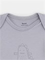 Боди Rant Hugs and kisses Print Dino grey с коротким рукавом 6274 4670078632319