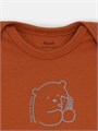 Боди Rant Hugs and kisses Print Friends brown с коротким рукавом 6274 4670078632524