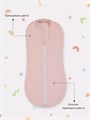 Пеленка-кокон 2 шт. Rant Hugs and kisses Soft pink 001272 4670078654212